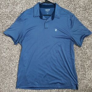 IZOD Men's Performance Golf Greenie Stripe Polo